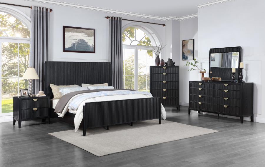 Brookmead Dresser Mirror Black - Home & Sleep Outlet