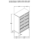 Brookmead 5-drawer Bedroom Chest Black - Home & Sleep Outlet