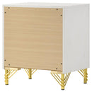 Lucia 2-drawer Nightstand Bedside Table White - Home & Sleep Outlet