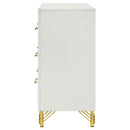Lucia 6-drawer Dresser Cabinet White - Home & Sleep Outlet
