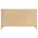 Lucia 6-drawer Dresser Cabinet White - Home & Sleep Outlet