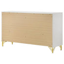 Lucia 6-drawer Dresser Cabinet White - Home & Sleep Outlet