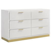 Caraway 4-piece Eastern King Bedroom Set White - Home & Sleep Outlet