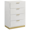 Caraway 5-piece Eastern King Bedroom Set White - Home & Sleep Outlet