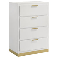 Caraway 5-piece Eastern King Bedroom Set White - Home & Sleep Outlet