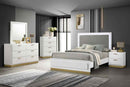 Caraway 5-piece California King Bedroom Set White - Home & Sleep Outlet