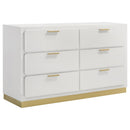 Caraway 5-piece California King Bedroom Set White - Home & Sleep Outlet