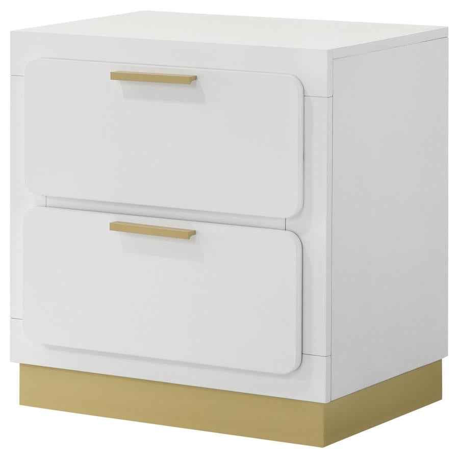 Caraway 2-drawer Nightstand White - Home & Sleep Outlet