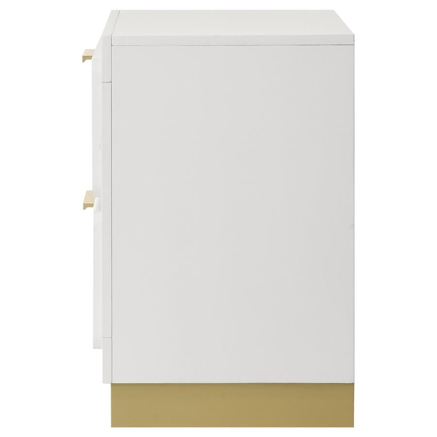 Caraway 2-drawer Nightstand White - Home & Sleep Outlet