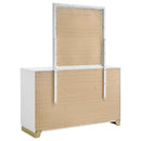 Caraway 6-drawer Dresser with Mirror White - Home & Sleep Outlet