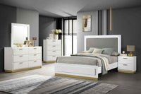 Caraway Dresser Mirror White - Home & Sleep Outlet