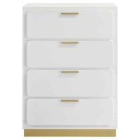 Caraway 4-drawer Bedroom Chest White - Home & Sleep Outlet