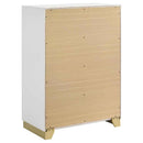 Caraway 4-drawer Bedroom Chest White - Home & Sleep Outlet