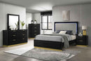 Caraway 5-piece Eastern King Bedroom Set Black - Home & Sleep Outlet