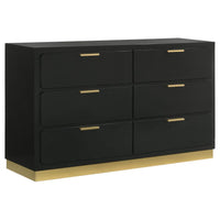Caraway 5-piece California King Bedroom Set Black - Home & Sleep Outlet