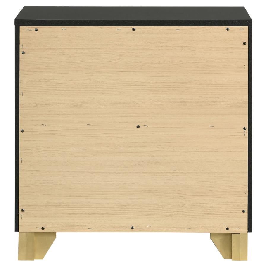 Caraway 2-drawer Nightstand Black - Home & Sleep Outlet