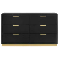 Caraway 6-drawer Dresser Black - Home & Sleep Outlet