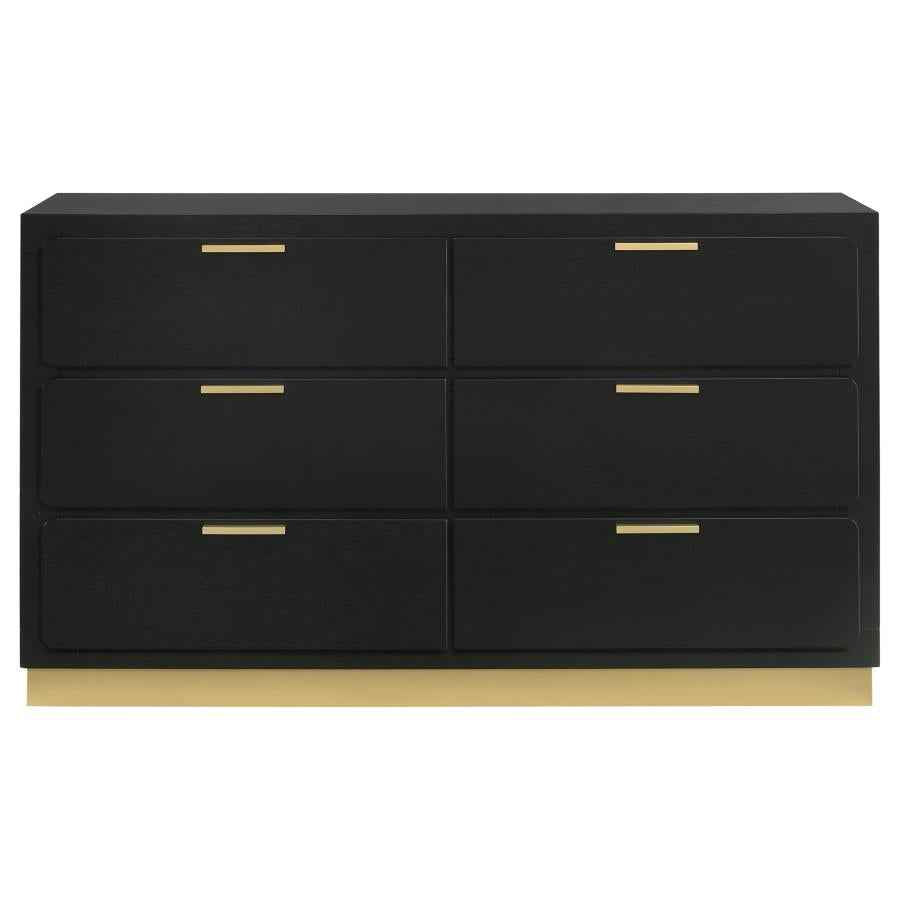 Caraway 6-drawer Dresser Black - Home & Sleep Outlet