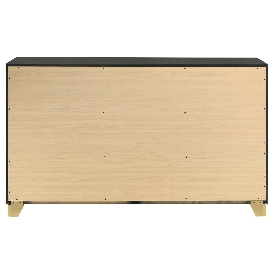 Caraway 6-drawer Dresser Black - Home & Sleep Outlet