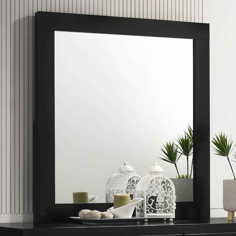 Caraway Dresser Mirror Black - Home & Sleep Outlet