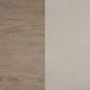 Kenora 56-inch Eastern King LED Storage Bed Barley Brown