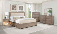Kenora Dresser Mirror Barley Brown