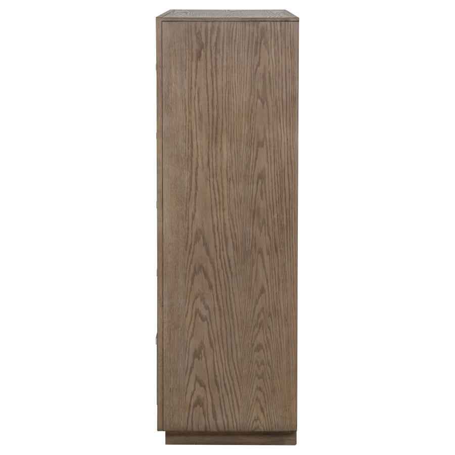 Kenora 5-drawer Bedroom Chest Barley Brown