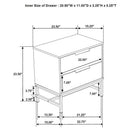 Sonora 4-piece Queen Bedroom Set White