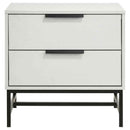 Sonora 2-drawer Nightstand Bedside Table White
