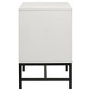 Sonora 2-drawer Nightstand Bedside Table White