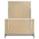 Sonora 6-drawer Dresser with Mirror White