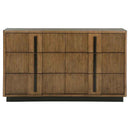 Terrace 6-drawer Dresser Cabinet Ash Brown