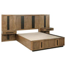 Welsley 5-piece Queen Bedroom Set Walnut