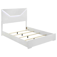 Ives 4-piece Queen Bedroom Set White High Gloss