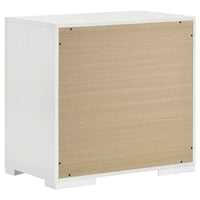 Ives 5-piece Queen Bedroom Set White High Gloss