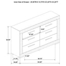 Ives 5-piece Queen Bedroom Set White High Gloss