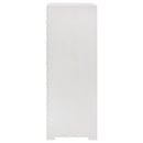 Ives 5-drawer Bedroom Chest of Drawers White High Gloss
