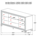Marmore 5-piece Eastern King Bedroom Set White
