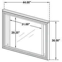 Marmore LED Dresser Mirror White