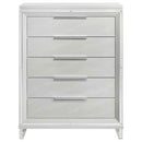 Marmore 5-drawer Bedroom Chest of Drawers White