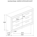 Ives 4-piece Queen Bedroom Set Grey High Gloss