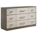 Fenwick 4-piece Eastern King Bedroom Set Grey Oak