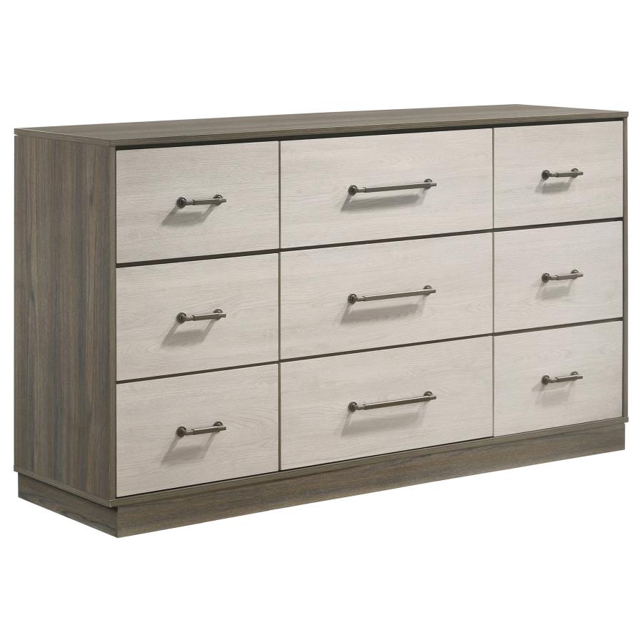 Fenwick 5-piece Queen Bedroom Set Grey Oak