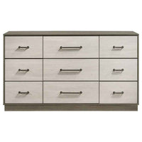 Fenwick 9-drawer Dresser Grey Oak