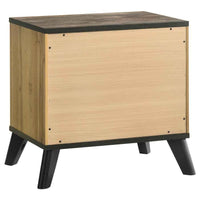 Kaywood 2-drawer Nightstand Bedside Table Natural Pine