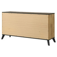 Kaywood 6-drawer Dresser Cabinet Natural Pine