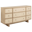 Kailani 5-piece Queen Bedroom Set Beige Oak