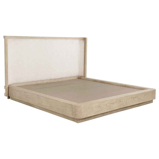 Kailani 52-inch Queen Wingback Bed Beige Oak