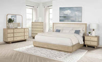 Kailani Dresser Mirror Beige Oak - Home & Sleep Outlet