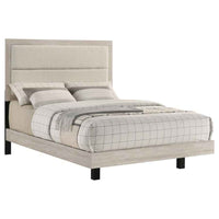 Trenton 54-inch Wood Full Panel Bed Rustic Cream - Home & Sleep Outlet
